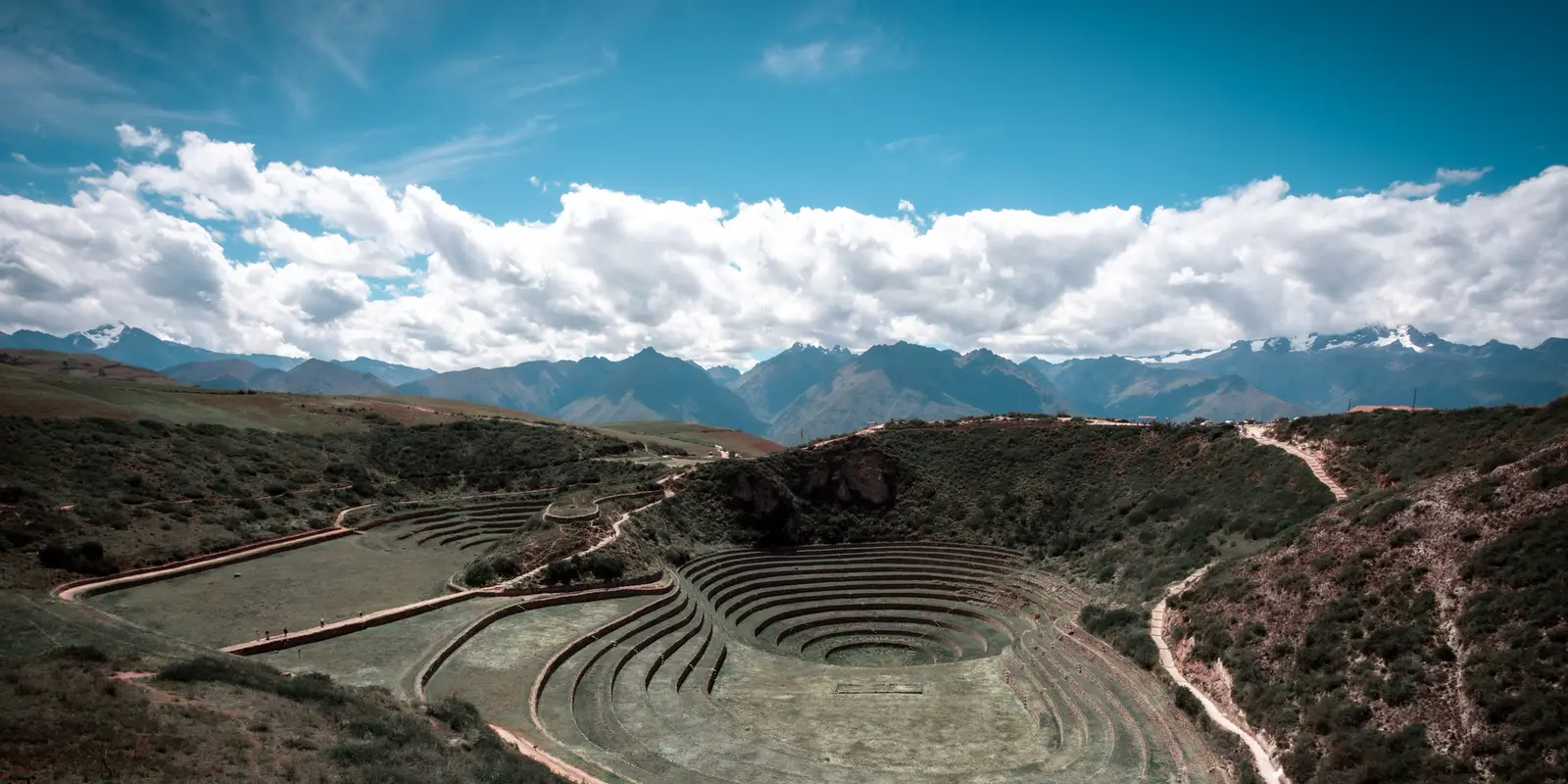 Discover the breathtaking circular terraces of Moray, an archaeological wonder in Cusco, Peru.